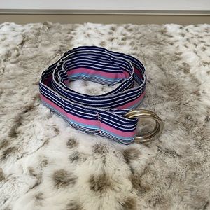 CK Bradley Tally Ho designs striped Belt D Ring